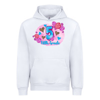 White back to school flowers fifth grade 3200x2400 Urban Hoodie - AdoDesignShop