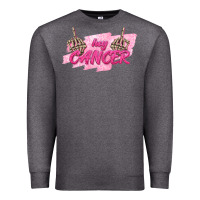 Charcoal Heather Hey Cancer Premium Sweatshirt - texasbilliewilder