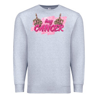Heather Grey Hey Cancer Premium Sweatshirt - texasbilliewilder