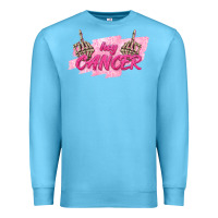 Ocean Blue Hey Cancer Premium Sweatshirt - texasbilliewilder