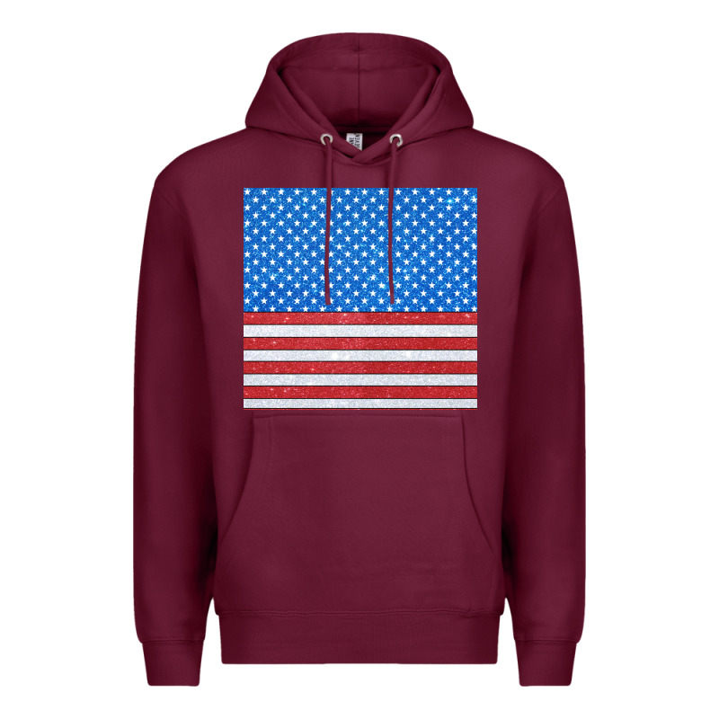 Glitter 4th Of July Seamless Pattern Premium Hoodie by BundleAndBundleShop | Teevron