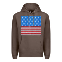 Coffee Glitter 4th Of July Seamless Pattern Premium Hoodie - BundleAndBundleShop
