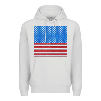 Dove Grey Glitter 4th Of July Seamless Pattern Premium Hoodie - BundleAndBundleShop