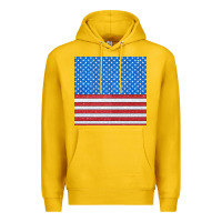 Lemon Glitter 4th Of July Seamless Pattern Premium Hoodie - BundleAndBundleShop