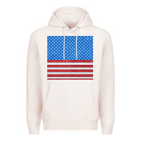 Pale Pink Glitter 4th Of July Seamless Pattern Premium Hoodie - BundleAndBundleShop