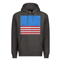Smoke Glitter 4th Of July Seamless Pattern Premium Hoodie - BundleAndBundleShop