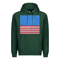 Sports Green Glitter 4th Of July Seamless Pattern Premium Hoodie - BundleAndBundleShop
