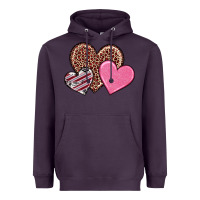Plum valentine's day hearts Heavyweight Hoodie - RanaPortraitStore
