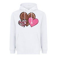 White valentine's day hearts Heavyweight Hoodie - RanaPortraitStore