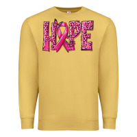 Antique Gold Hope Breast Cancer Premium Sweatshirt - texasbilliewilder