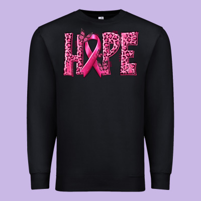 Hope Breast Cancer Premium Sweatshirt Designed By Texasbilliewilder