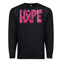 Black Hope Breast Cancer Premium Sweatshirt - texasbilliewilder