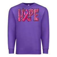 Purple Hope Breast Cancer Premium Sweatshirt - texasbilliewilder