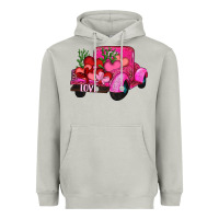 Moon Dust valentine's day heart cactus truck Heavyweight Hoodie - RanaPortraitStore