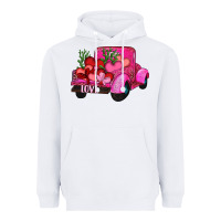 White valentine's day heart cactus truck Heavyweight Hoodie - RanaPortraitStore
