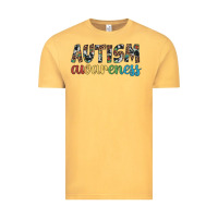 Vintage Mustard autism awareness Vintage Tee - Artiststas