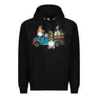 Black western gnomes truck sunflowers cactus gemstone leopard glitter serape Premium Hoodie - Artiststas
