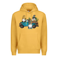 Mustard western gnomes truck sunflowers cactus gemstone leopard glitter serape Premium Hoodie - Artiststas