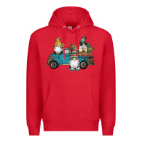 Red western gnomes truck sunflowers cactus gemstone leopard glitter serape Premium Hoodie - Artiststas