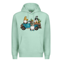 Seafoam western gnomes truck sunflowers cactus gemstone leopard glitter serape Premium Hoodie - Artiststas