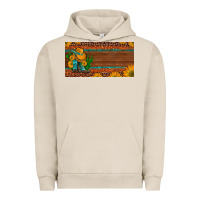 Pigment French Oak custom cowboy boots sunflowers and cactus license plate Urban Hoodie - Artiststas