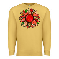 Antique Gold strawberry sunflower Premium Sweatshirt - Zillion Design Studio