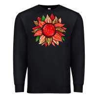 Black strawberry sunflower Premium Sweatshirt - Zillion Design Studio