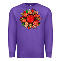 Purple strawberry sunflower Premium Sweatshirt - Zillion Design Studio