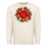 Sandshell strawberry sunflower Premium Sweatshirt - Zillion Design Studio