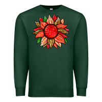 Sports Green strawberry sunflower Premium Sweatshirt - Zillion Design Studio