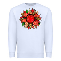 White strawberry sunflower Premium Sweatshirt - Zillion Design Studio