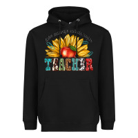 Black teacher with sunflower Heavyweight Hoodie - texasbilliewilder