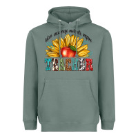 Sage teacher with sunflower Heavyweight Hoodie - texasbilliewilder