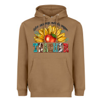 Toasted Coconut teacher with sunflower Heavyweight Hoodie - texasbilliewilder