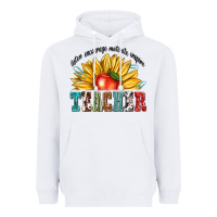White teacher with sunflower Heavyweight Hoodie - texasbilliewilder