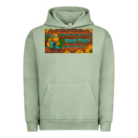 Pigment Oil Green preview custom cowboy boots sunflowers and cactus license plate Urban Hoodie - Artiststas