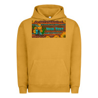 Pigment Peanut Butter preview custom cowboy boots sunflowers and cactus license plate Urban Hoodie - Artiststas