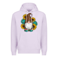 Lilac western gnomes sunflowers gemstones leopard serape cowhide glitter Premium Hoodie - Artiststas