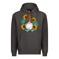 Smoke western gnomes sunflowers gemstones leopard serape cowhide glitter Premium Hoodie - Artiststas