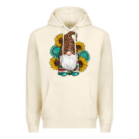 Tofu western gnomes sunflowers gemstones leopard serape cowhide glitter Premium Hoodie - Artiststas