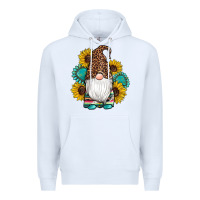 White western gnomes sunflowers gemstones leopard serape cowhide glitter Premium Hoodie - Artiststas