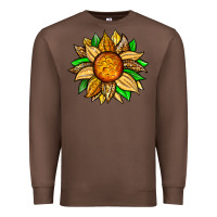 Chestnut pineapple sunflower Premium Sweatshirt - Zillion Design Studio