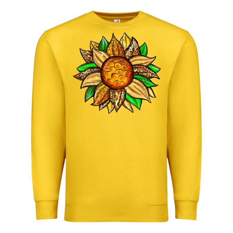 Pineapple Sunflower Premium Sweatshirt by Zillion Design Studio | Teevron