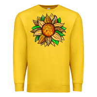 Lemon pineapple sunflower Premium Sweatshirt - Zillion Design Studio