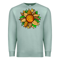 Seafoam pineapple sunflower Premium Sweatshirt - Zillion Design Studio