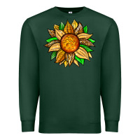 Sports Green pineapple sunflower Premium Sweatshirt - Zillion Design Studio