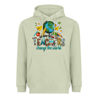 Matcha teachers change the world Heavyweight Hoodie - texasbilliewilder