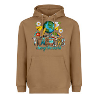 Toasted Coconut teachers change the world Heavyweight Hoodie - texasbilliewilder