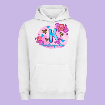 Back To School Flowers Kindergarten 3200x2400 Urban Hoodie Designed By Adodesignshop