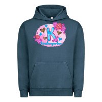 Pigment Midnight Navy back to school flowers kindergarten 3200x2400 Urban Hoodie - AdoDesignShop